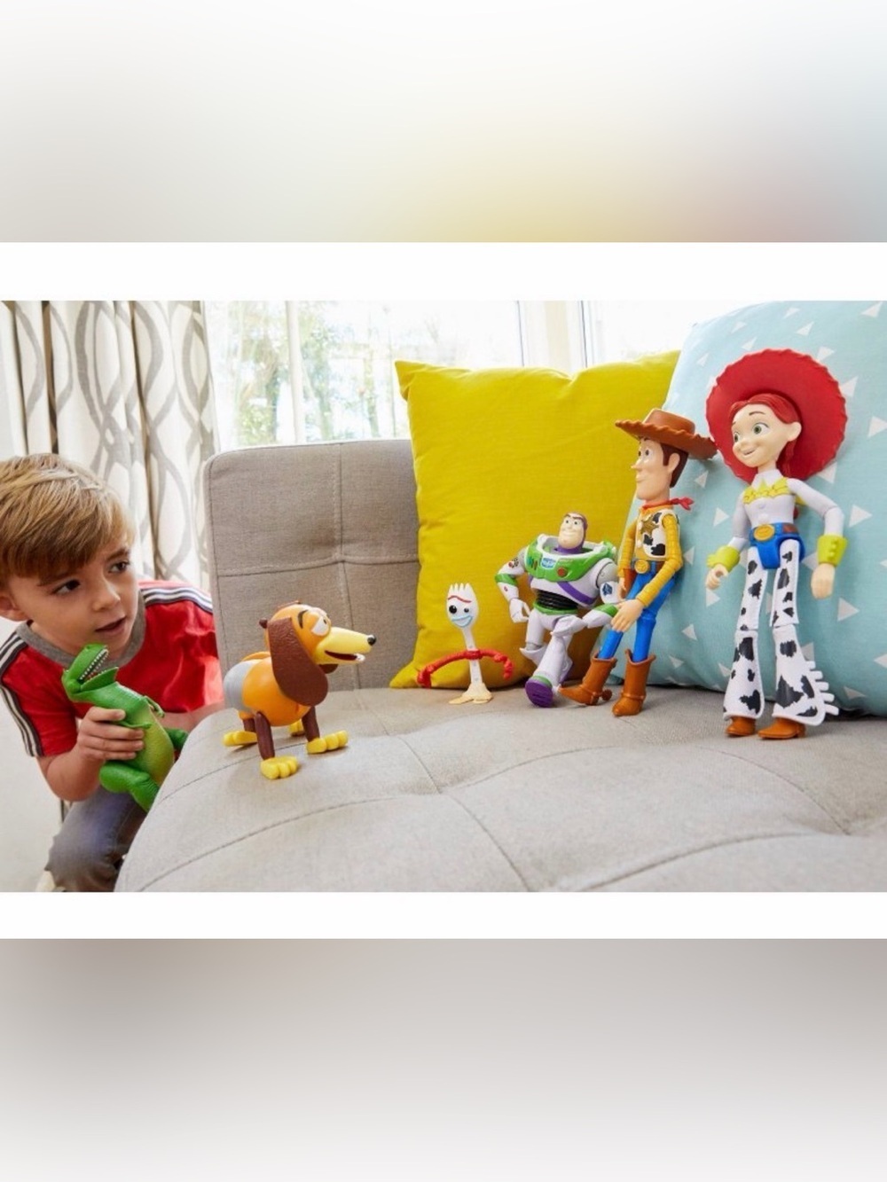 TOY STORY 4 RV FRIENDS 6-PACK Forky JESSIE Buzz WOODY Rex SLINK Posable Figures